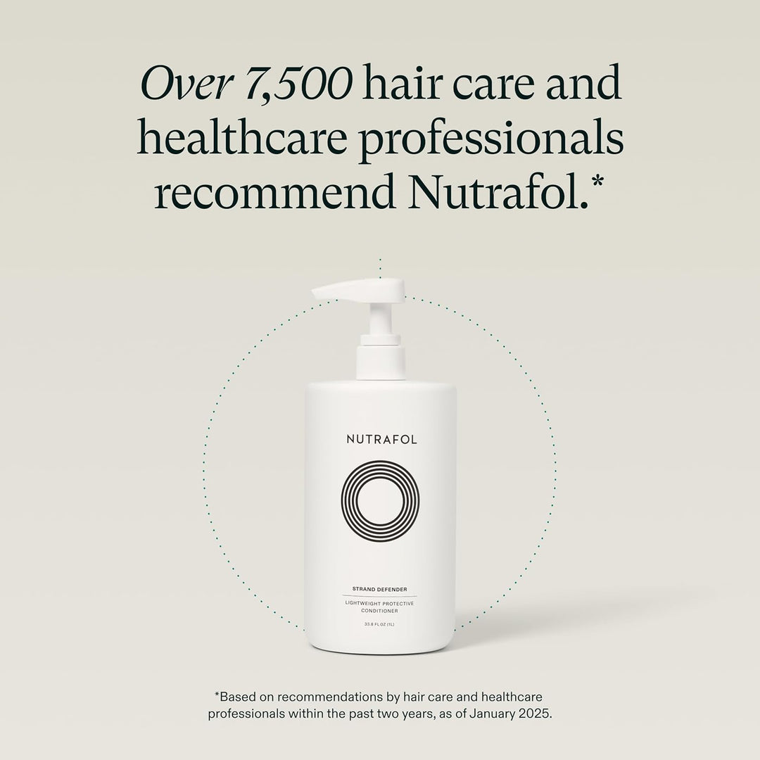 Acondicionador Nutrafol, formulado por médicos para cabello delgado...