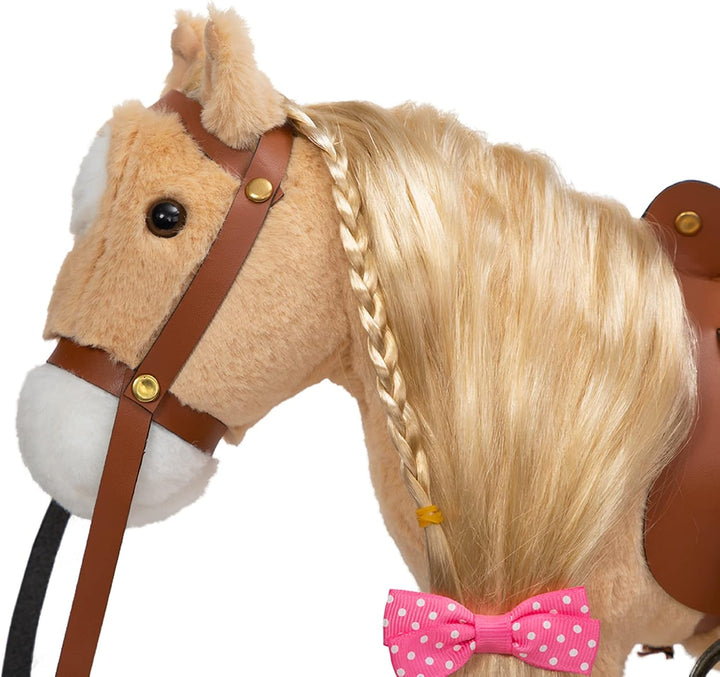 HollyHOME Caballo Palomino de Peluche Animal Bonito Poni Juguete de...