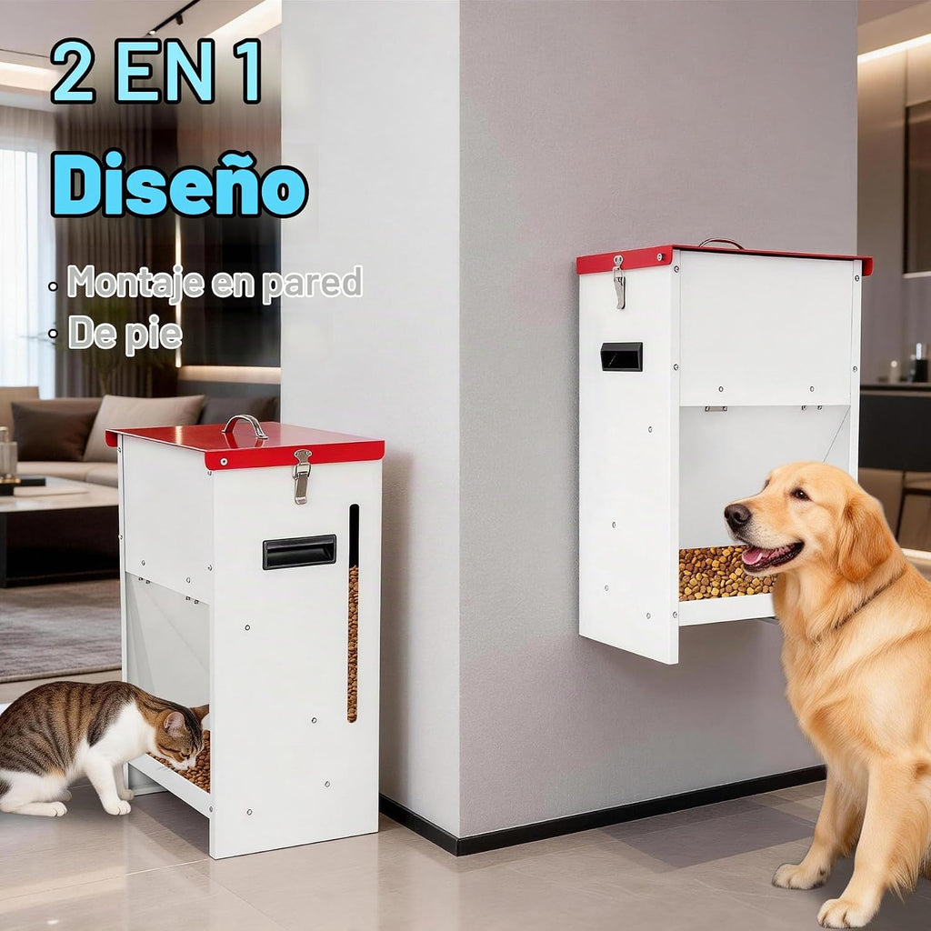 Alimentador automático para perros - Dispensador automático de