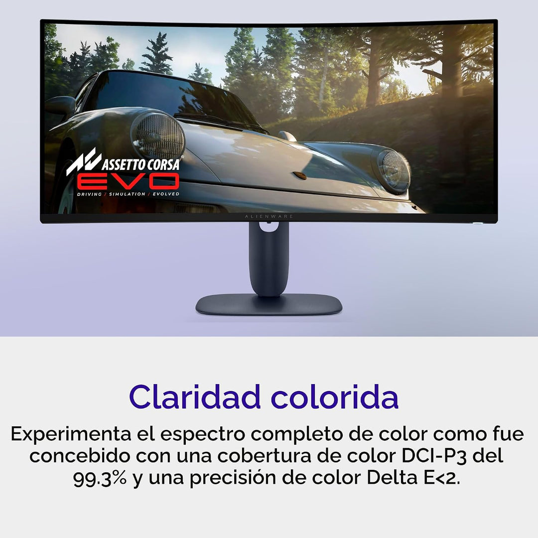 Alienware 34 240Hz QD-OLED monitor curvo para videojuegos - AW3425D...