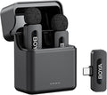 BOYA V30 Micrófono Lavalier inalámbrico para iPhone 17/16/15 y Android, BY-V30 (2TX+USB-C RX+1CC)