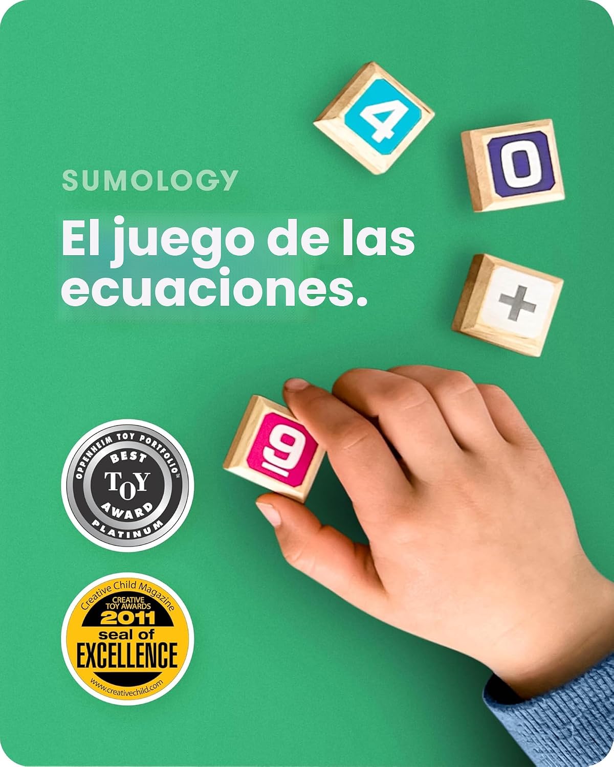 Juego de matemáticas Sumology de SimplyFun: uno de los juegos de matemáticas más divertidos para niños de 8 a 12 años - Practica suma, resta, multiplicación y división - ¡2 o más jugadores o juega en