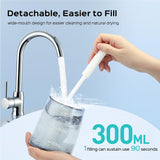 COSLUS Irrigador dental con hilo dental para dientes: 4 modos, inal...
