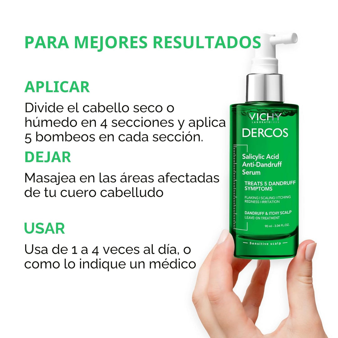 Dercos Tratamiento Anticaspa con Ácido Salicílico, Tratamiento para...