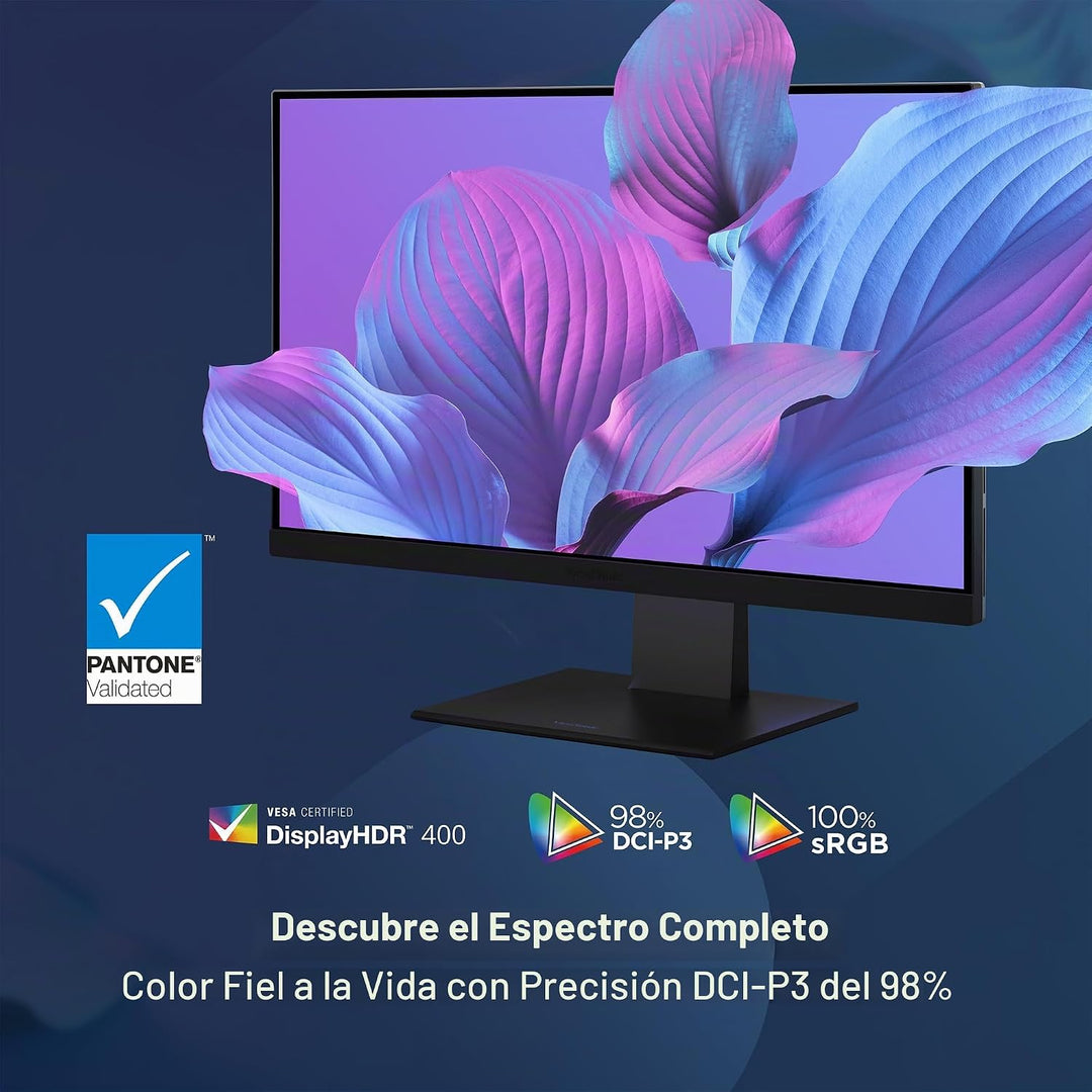 ViewSonic VP2488-4K Monitor IPS 4K UHD de 24 pulgadas, Thunderbolt...
