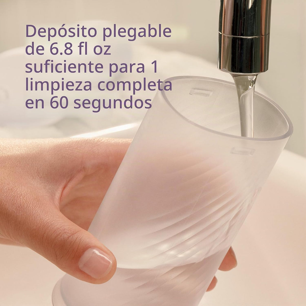 Philips Sonicare Compact Flosser 1000, morado, Cepillo de dientes e...
