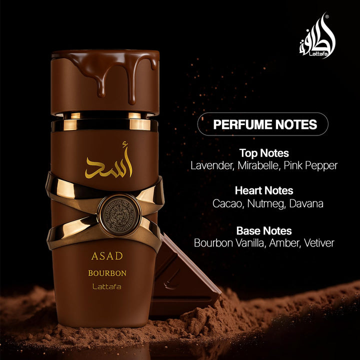 Lattafa Asad Bourbon para Unisex Eau de Parfum en Spray 34