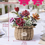 Ever-Blooming - Juego de construcción de ramo de madera, kit de