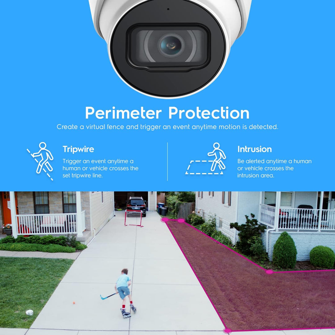 Sistema de Cámara de Seguridad 4K POE Amcrest con NVR PoE 4K de 8 C...