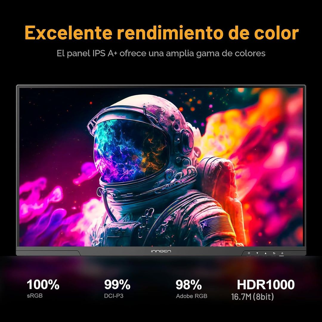 INNOCN 24.5" 2K QHD 2560x1440P 240Hz Mini Monitor LED para juegos,...