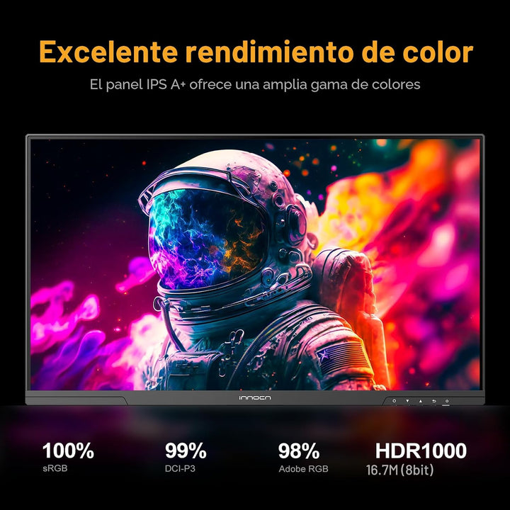 INNOCN 24.5" 2K QHD 2560x1440P 240Hz Mini Monitor LED para juegos,...