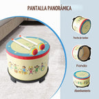 Tambor Tom de piso para niños