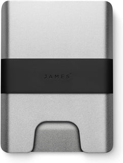 JAMES° La cartera de aluminio mecanizado CNC minimalista para hombr...