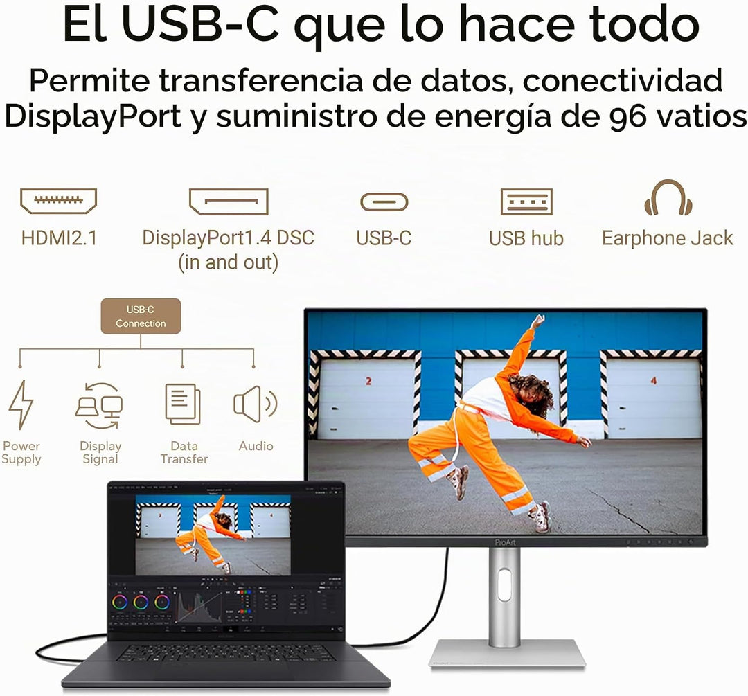 ASUS ProArt Display Monitor profesional OLED USB-C de 27 pulgadas 4...