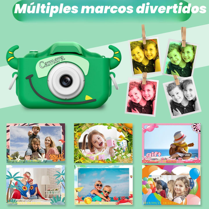 Goopow Juguetes de Cámara para Niños de 3-8 Años Niñas y Niños, Vid...