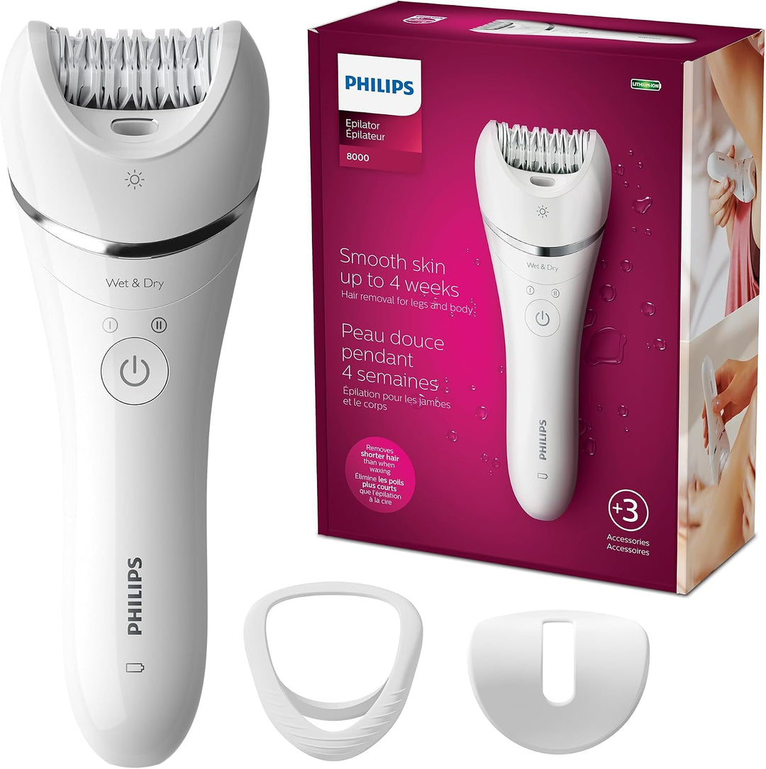 Philips BRE700\/04 depiladora para mujer, con 3 accesorios, BRE700\/04