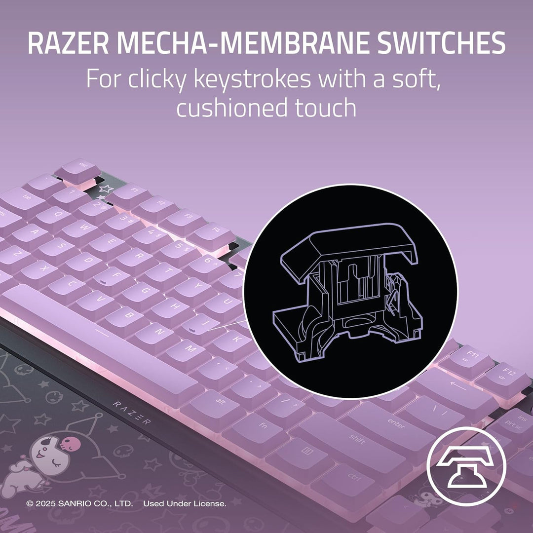 Razer Ornata V3 TKL Teclado para juegos: teclas de perfil bajo - In...