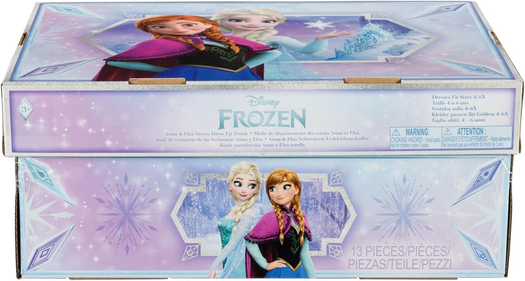 Disney Frozen Elsa & Anna Sisters Dress Up Trunk Nuevo 2025 [Exclusivo de Amazon]