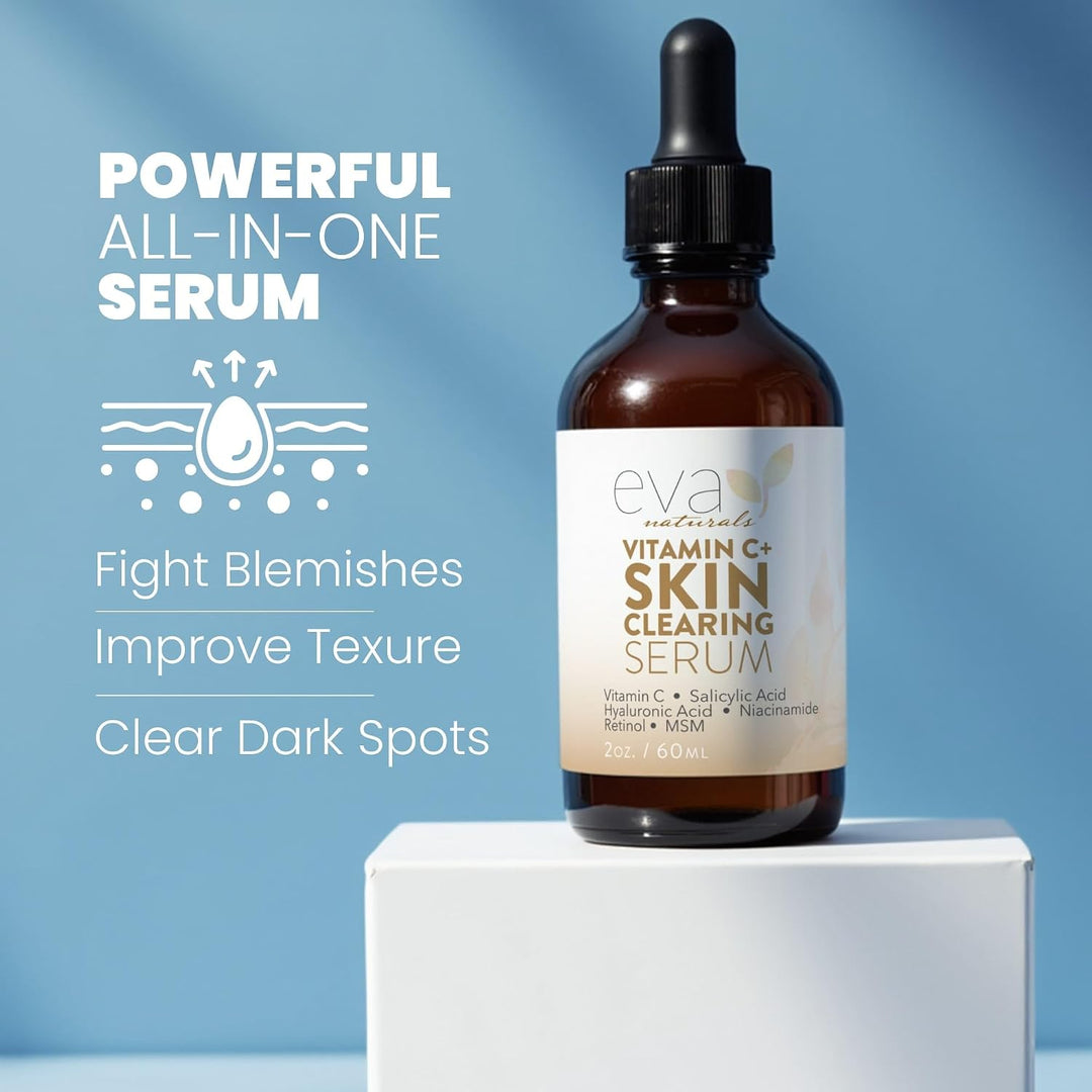 Suero de vitamina C para rostro con retinol y ácido salicílico \u20...