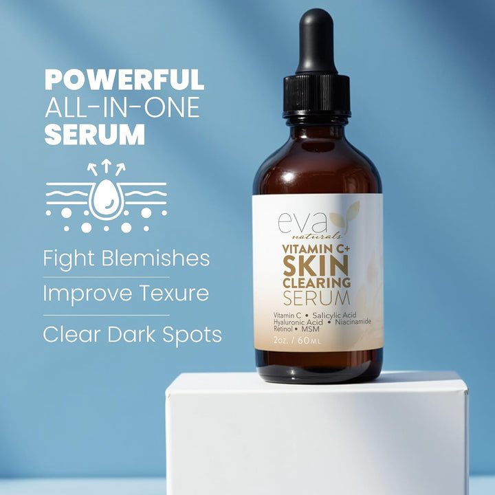 Suero de vitamina C para rostro con retinol y ácido salicílico \u20...