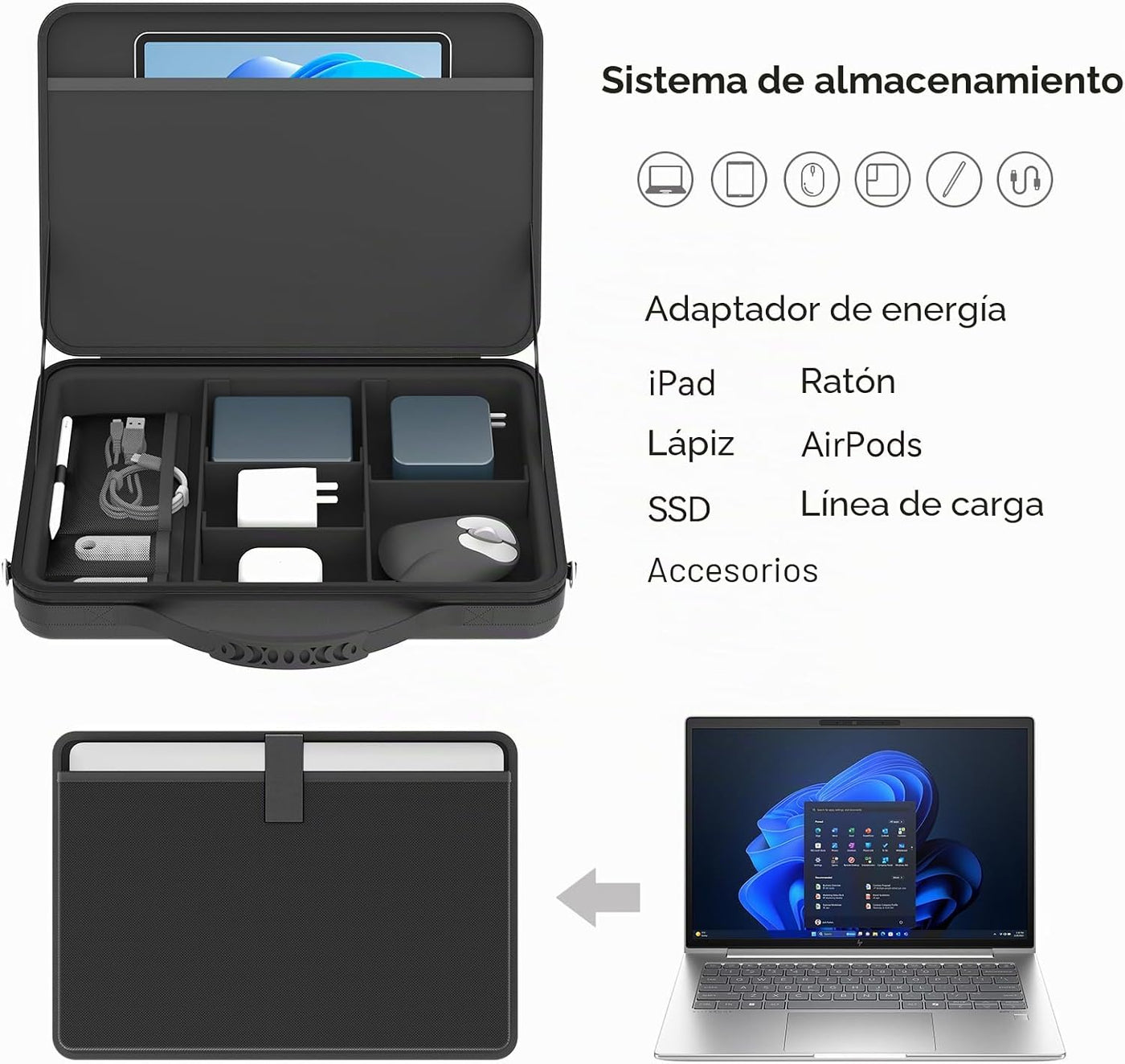 Smatree Funda rígida para portátil para ASUS ROGFlow X13 de 13-14 p...