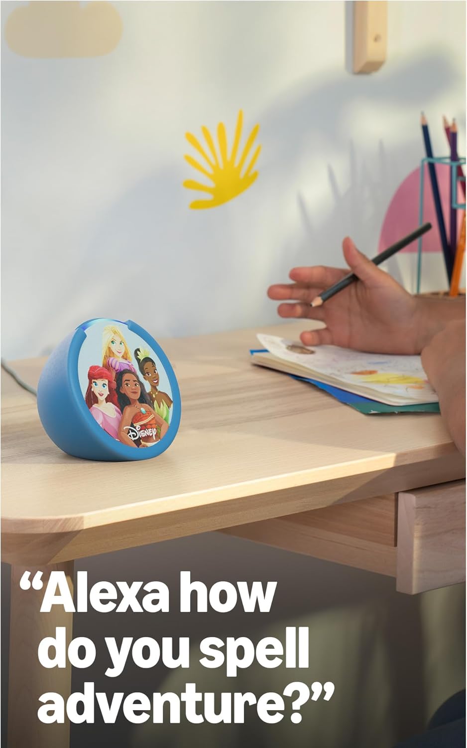 Amazon Echo Pop Kids (último modelo), diseñado para niños, con cont...
