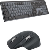 Logitech MX Teclado mecánico inalámbrico de rendimiento iluminado,...