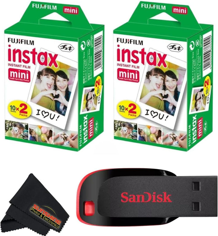 Fujifilm Instax Mini - Película instantánea para cámaras instantáne...