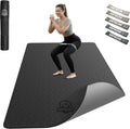 HAPBEAR Large Yoga Mat - 72"x36"x6mm (1/4 inch), Extra Wide Non-Slip Exercise Mat para Home Workout, Yoga, Pilates & Stretching, Durable, Includes Carry Bag