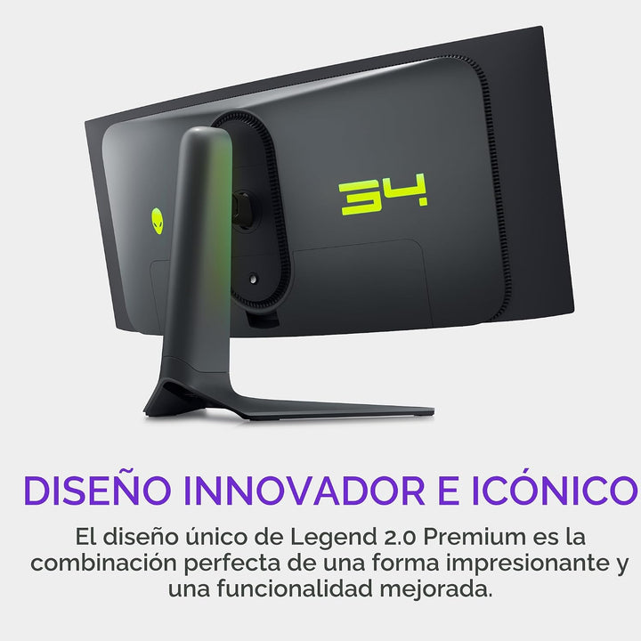 Alienware AW3423DWF - Monitor curvo QD-OLED para juegos, 34 pulgada...