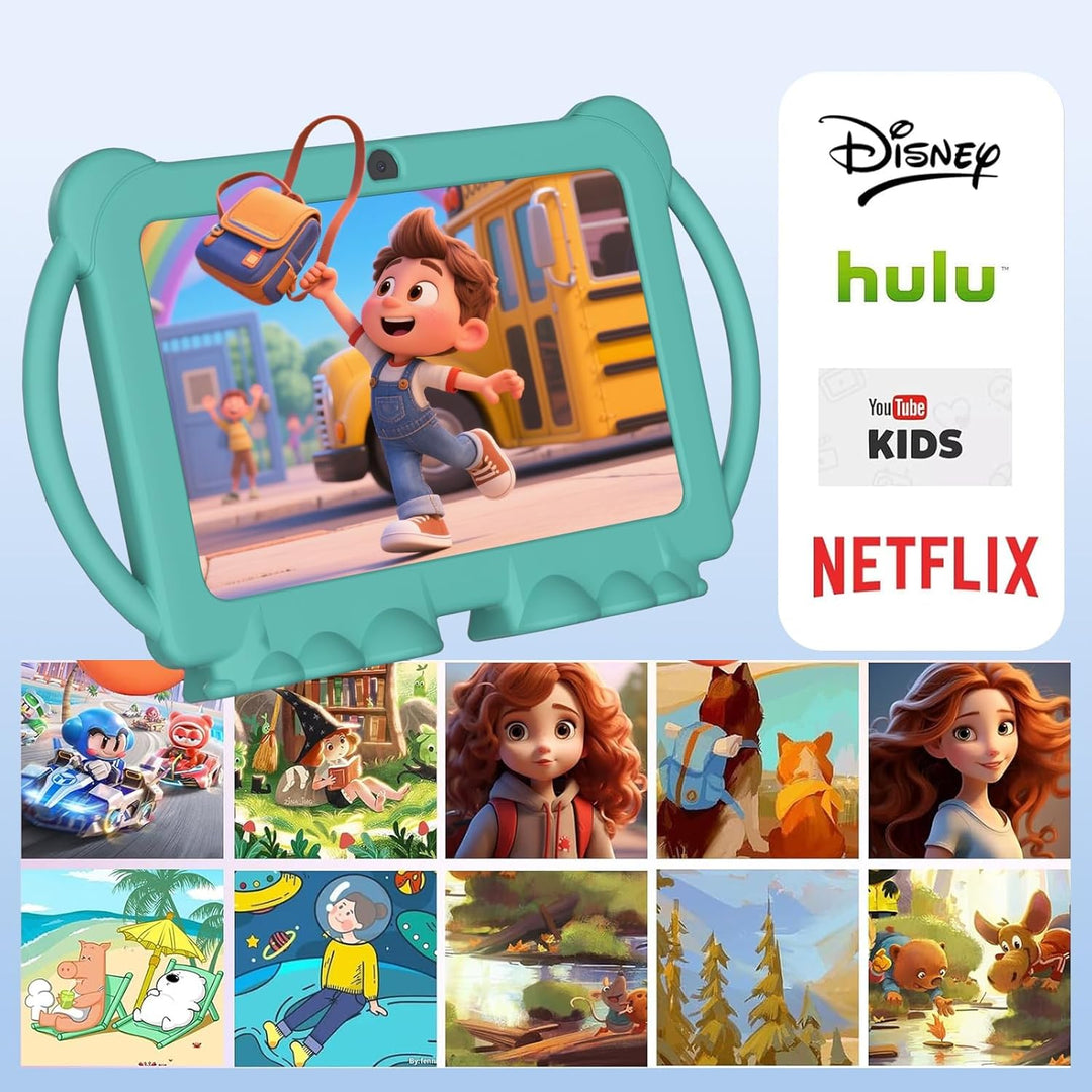 HOTTABLET Tableta para niños de 7 pulgadas, Android 12, 4 GB de RAM...