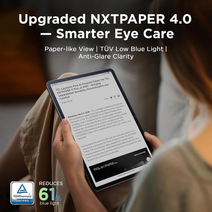 TCL Tableta Android NXTPAPER 11 Plus, almohadilla de dibujo de 11.5...