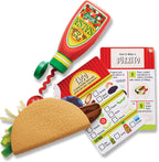 Melissa & Doug Fill & Fold - Juego de tacos y tortillas