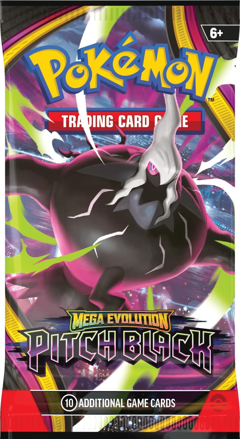 Pokemon TCG: Mega Evolution - Paquete de 3 Booster Blister negro