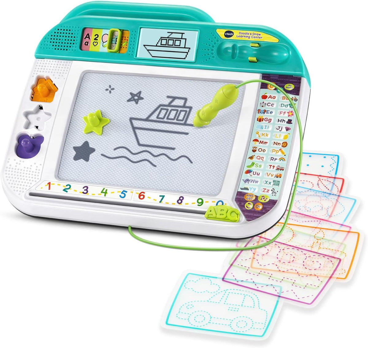 VTech Centro de aprendizaje Doodle and Draw con plantillas y sellos para niños
