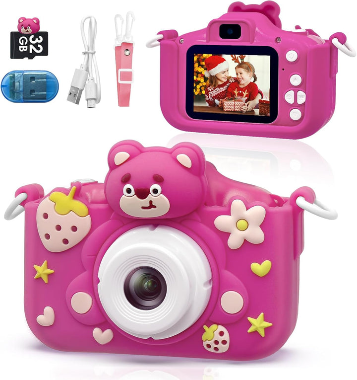 Cámara para niños, cámara digital para niños pequeños, cámara de ju...