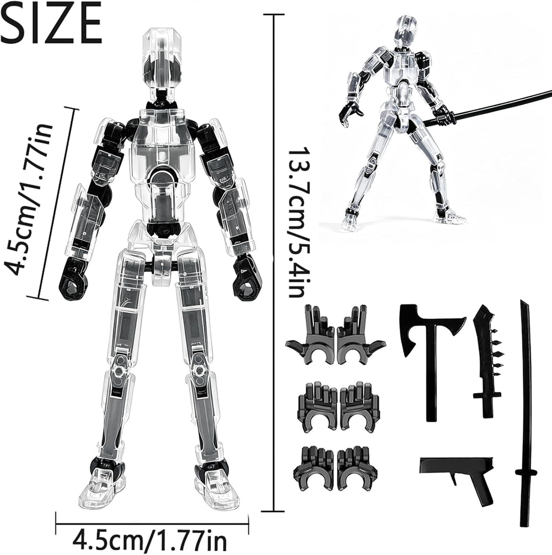 DANONI Titan13 Figura de Acción, Lucky Robot 13 Figuras de Acción,...