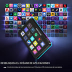 Macroteclado fifine D6 RGB con 15 botones programables para múltiples