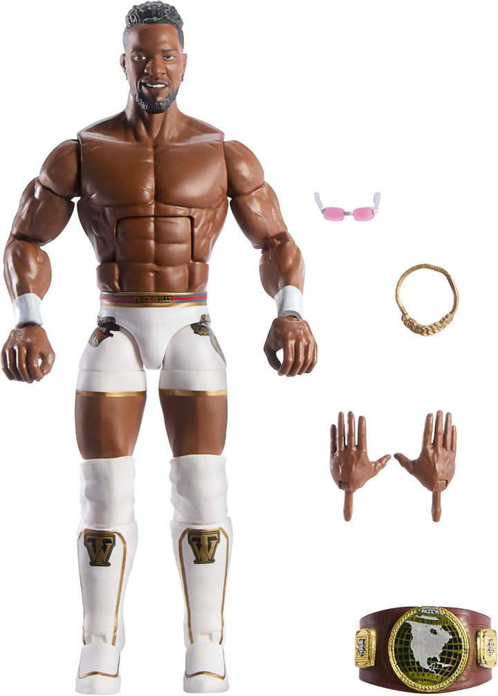 Mattel WWE Elite - Figura de acción y accesorios, serie #113 de 6 p...