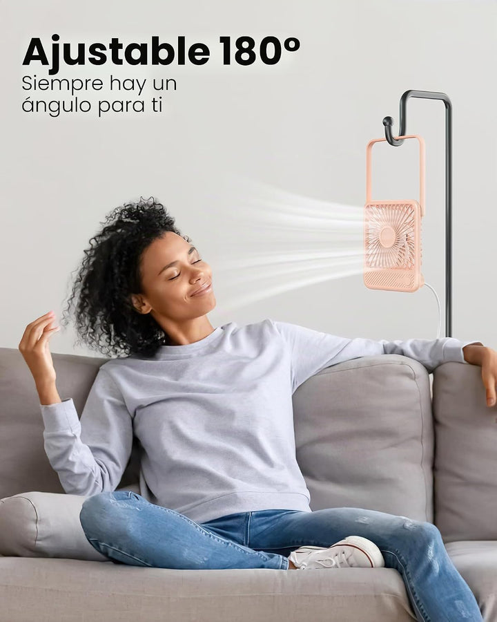 Koonie - Ventilador de escritorio USB, ventilador pequeño ultra sil...