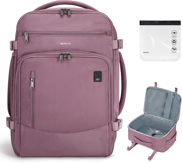 ECOHUB Mochila de Viaje Mochila de Transporte, Rosado-2, Mochilas d...