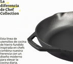 Lodge Chef Collection - Sartén de hierro fundido pre-sazonado de 14"