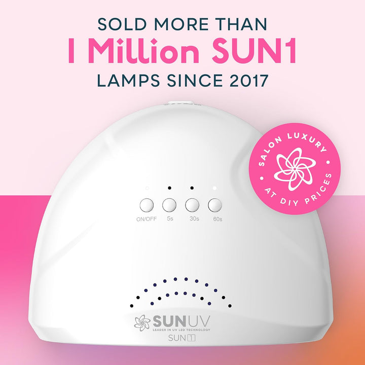 SUNUV Lámpara de uñas LED UV, luz de gel para esmalte de uñas, seca...