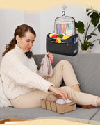 Aeelike Kit de ganchillo para principiantes, jóvenes y mayores, el primer kit de ganchillo para adultos incluye 23 ganchos de ganchillo, juego de hilo de 655 yardas para ganchillo, instrucciones