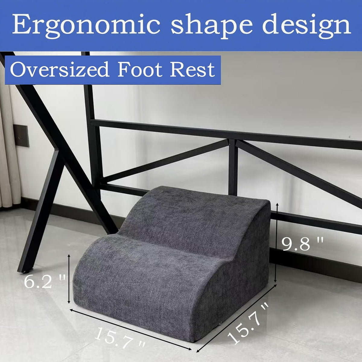 Lámpara Reposapiés para debajo del escritorio en el trabajo. Taburete de tres niveles multifuncional, con reposapiés lavable. para debajo del escritorio, silla de oficina, silla de juego y sofá