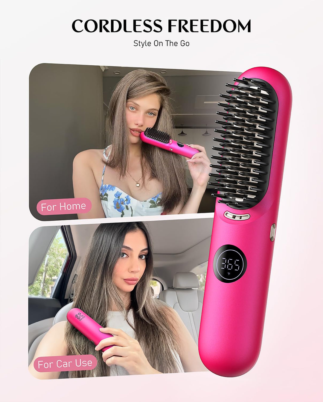 Fanttik Solo I10 APEX Cepillo Alisador de Pelo Portátil, Peine Alis...