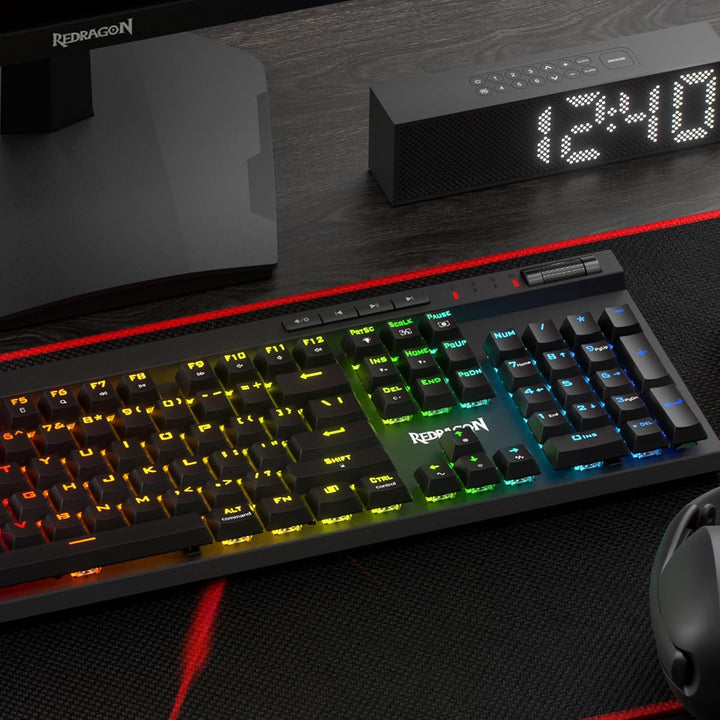 Redragon K580 PRO teclado inalámbrico RGB para juegos, teclado mecá...
