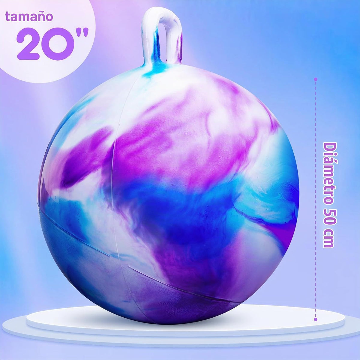 Pelotas de tolva para niños de 6 a 12 años, pelota inflable de 20