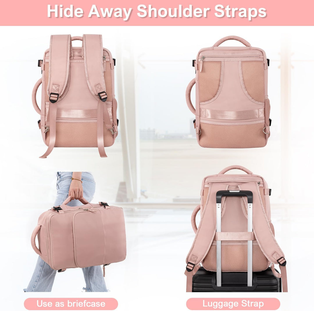 Sinaliy Mochila de viaje, bolsa de viaje aprobada para vuelo con mú...