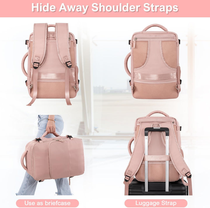 Sinaliy Mochila de viaje, bolsa de viaje aprobada para vuelo con mú...